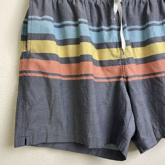 Chubbies Swim Trunks 2XL The Retro Sets Blue Multi Striped Lined 6.5" - Picture 4 of 9